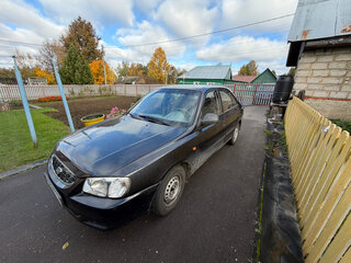 2008 Hyundai Accent ТагАЗ II, чёрный, 300000 рублей, вид 5