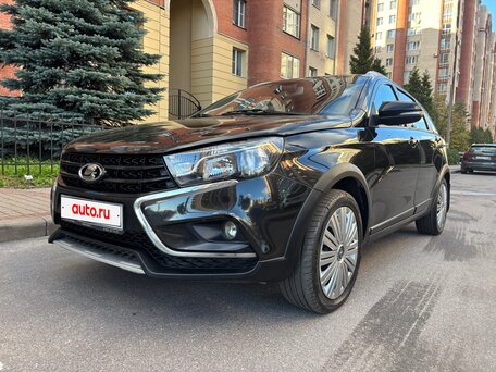 2019 Lada (ВАЗ) Vesta SW Cross I, чёрный, 895000 рублей, вид 1