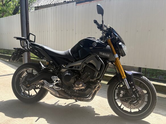 2014 Yamaha MT-09 (FZ-09), фиолетовый, 840000 рублей