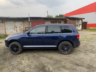 2003 Volkswagen Touareg I, синий, 730000 рублей, вид 5