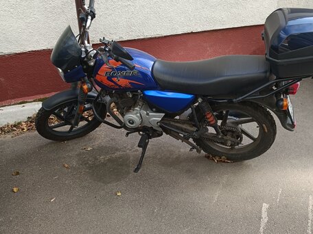 2021 Bajaj Boxer BM 150X, синий, 80000 рублей, вид 1