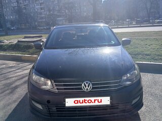2019 Volkswagen Polo V Рестайлинг, чёрный, 490000 рублей, вид 2