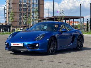 2013 Porsche Cayman II (981), синий, 4150000 рублей, вид 1