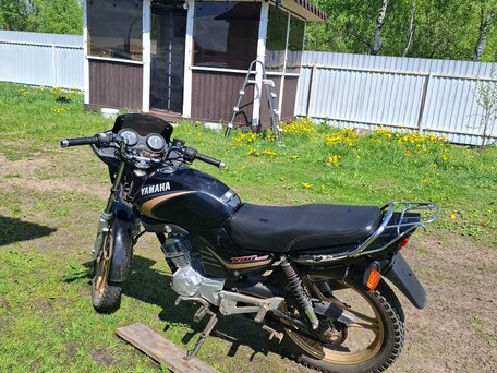 2006 Yamaha YBR125, чёрный, 100000 рублей, вид 2