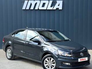 2018 Volkswagen Polo V Рестайлинг, жёлтый, 650000 рублей, вид 2