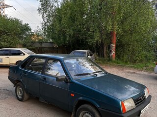 1999 Lada (ВАЗ) 21099, зелёный, 75000 рублей, вид 1