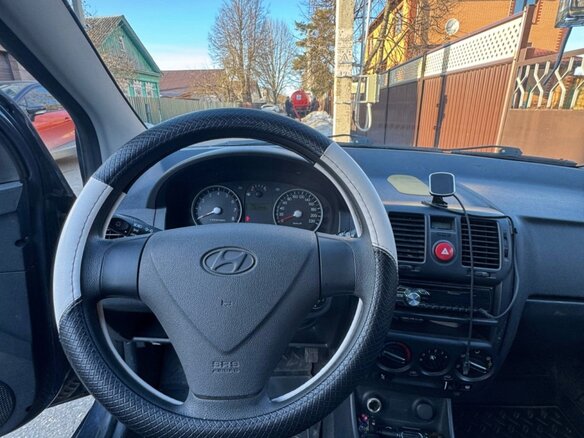 2008 Hyundai Getz I Рестайлинг, серый, 450000 рублей - вид 6