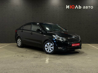 2016 Kia Rio III Рестайлинг, чёрный, 1220000 рублей, вид 3