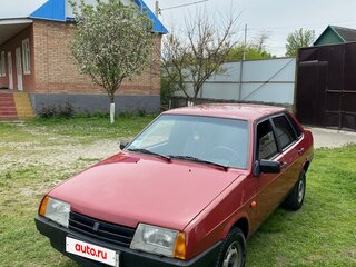 1993 Lada (ВАЗ) 21099, красный, 180000 рублей, вид 1