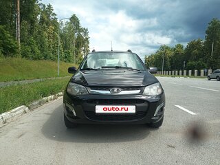 2013 Lada (ВАЗ) Kalina II, чёрный, 470000 рублей, вид 2