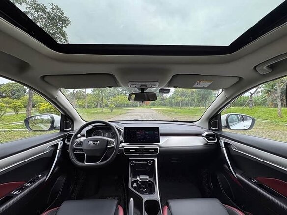 2021 Geely Binyue I Рестайлинг, белый - вид 6