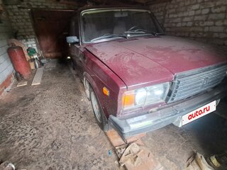 2008 Lada (ВАЗ) 2107, пурпурный, 150000 рублей, вид 2