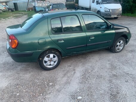 2003 Renault Symbol I Рестайлинг, зелёный, 130000 рублей, вид 5
