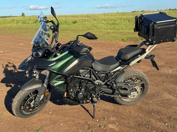 2024 Benelli TRK 702, зелёный, 520000 рублей - вид 3