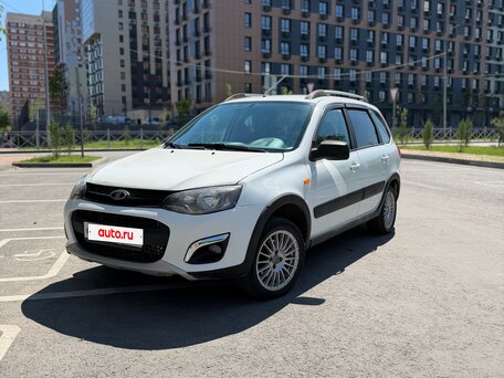 2015 Lada (ВАЗ) Kalina Cross II, белый, 470000 рублей, вид 2