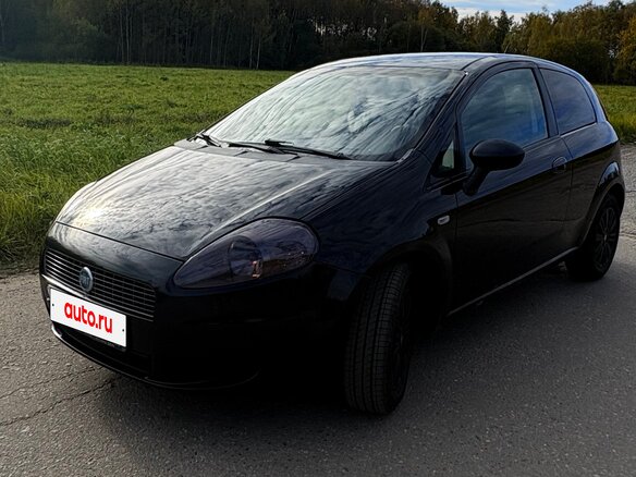 2007 Fiat Punto III Grande Punto, чёрный, 320000 рублей - вид 6