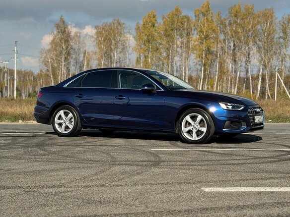2020 Audi A4 40 TFSI V (B9) Рестайлинг, синий, 3290000 рублей - вид 9