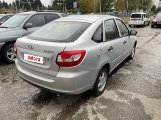 2014 Lada (ВАЗ) Granta I, серебристый, 290000 рублей, вид 4