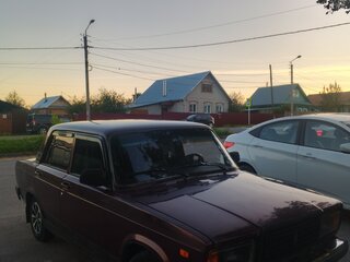 2006 Lada (ВАЗ) 2107, красный, 110000 рублей, вид 1
