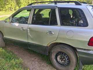 2001 Hyundai Santa Fe I, серебристый, 350000 рублей, вид 5