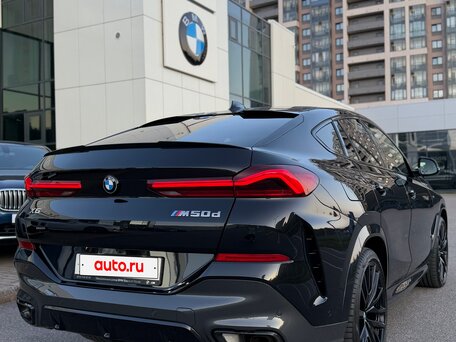 2020 BMW X6 M50d III (G06), чёрный, 6900000 рублей, вид 4