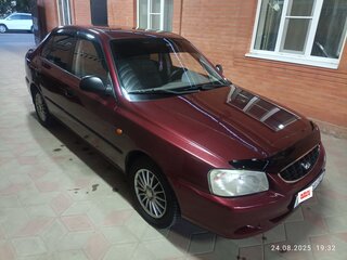 2008 Hyundai Accent ТагАЗ II, красный, 430000 рублей, вид 2