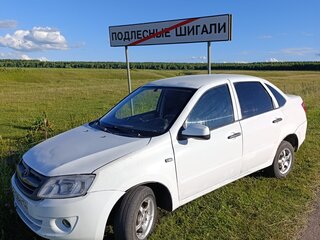 2013 Lada (ВАЗ) Granta I, красный, 129000 рублей, вид 4