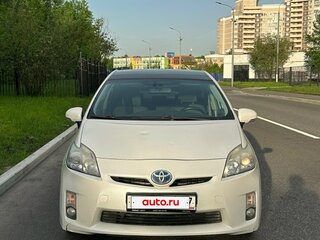 2009 Toyota Prius III (XW30), белый, 940000 рублей, вид 2