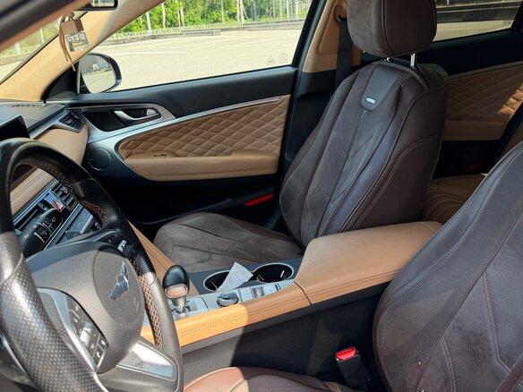 2022 Genesis G70 I Рестайлинг, синий - вид 11