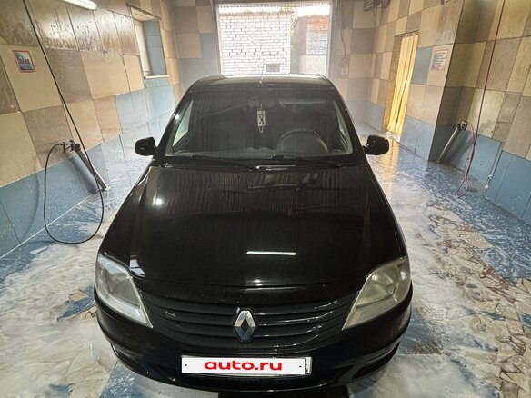 2010 Renault Logan I Рестайлинг, чёрный, 560000 рублей
