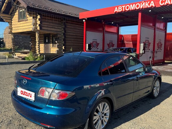 2007 Mazda 6 I (GG) Рестайлинг, синий, 445000 рублей - вид 5