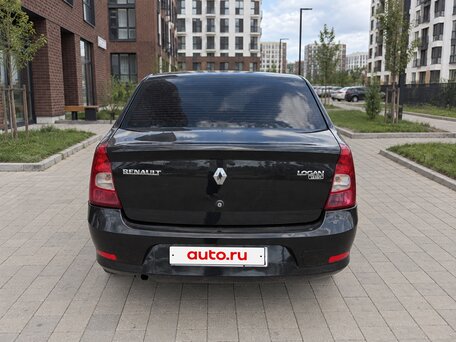 2013 Renault Logan I Рестайлинг, чёрный, 470000 рублей, вид 2