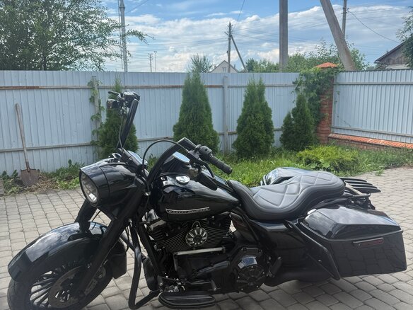 2014 Harley-Davidson Road King, чёрный, 1490000 рублей - вид 9