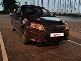 2012 Lada (ВАЗ) Granta I, красный, 370000 рублей, вид 2