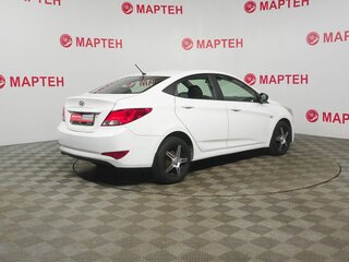2016 Hyundai Solaris I Рестайлинг, белый, 814000 рублей, вид 5
