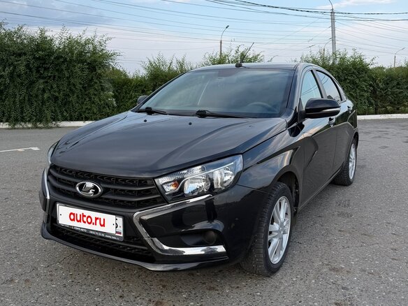 2018 Lada (ВАЗ) Vesta I, чёрный, 1150000 рублей - вид 9