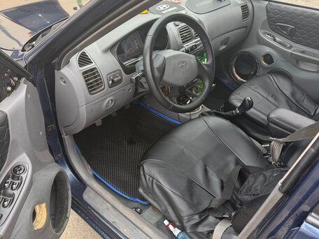 2008 Hyundai Accent ТагАЗ II, синий, 180000 рублей, вид 5