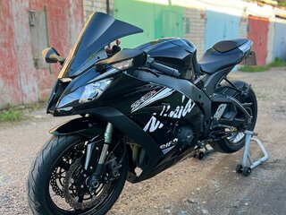 2011 Kawasaki ZX-10R Ninja, чёрный, 850000 рублей, вид 5