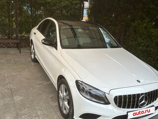 2019 Mercedes-Benz C-Класс 200 IV (W205) Рестайлинг, белый, 3450000 рублей, вид 3