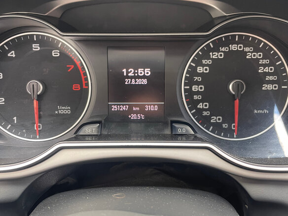 2012 Audi A4 IV (B8) Рестайлинг, синий, 1250000 рублей - вид 6