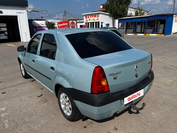 2007 Renault Logan I, зелёный - вид 3