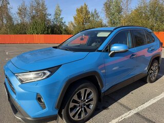 2021 Toyota RAV4 V (XA50), синий, 3100000 рублей, вид 4