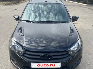 2019 Lada (ВАЗ) Granta I Рестайлинг, чёрный, 1140000 рублей, вид 2