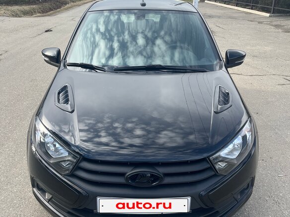 2019 Lada (ВАЗ) Granta I Рестайлинг, чёрный, 1140000 рублей - вид 1