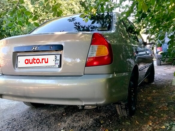 2008 Hyundai Accent ТагАЗ II, бежевый, 250000 рублей - вид 1