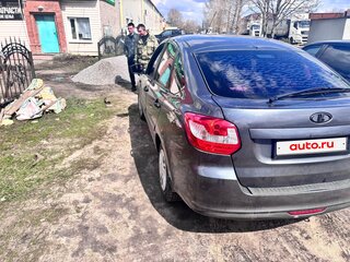 2016 Lada (ВАЗ) Granta I, серебристый, 410000 рублей, вид 3