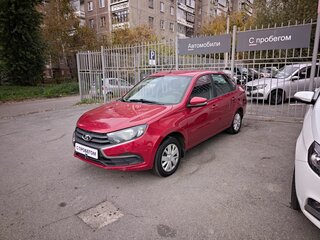 2021 Lada (ВАЗ) Granta I Рестайлинг, красный, 489000 рублей, вид 3