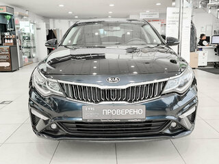 2018 Kia Optima IV Рестайлинг, синий, 1430000 рублей, вид 2