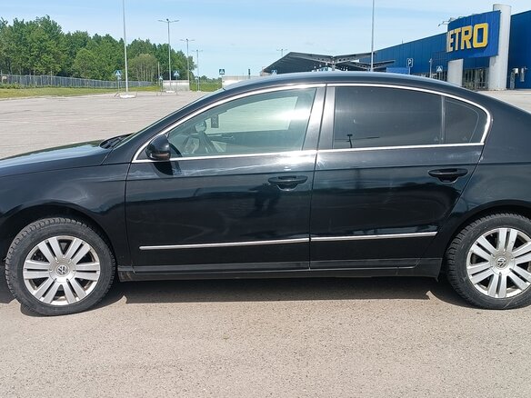 2005 Volkswagen Passat B6, чёрный - вид 6