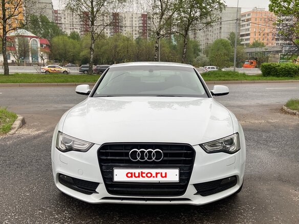 2013 Audi A5 I (8T) Рестайлинг, белый